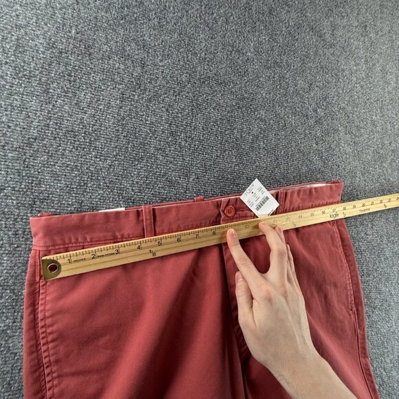NWT J. Crew Factory Chino Pants 36x30 Red Classic Fit Slim Leg All Cotton Men - Picture 11 of 15